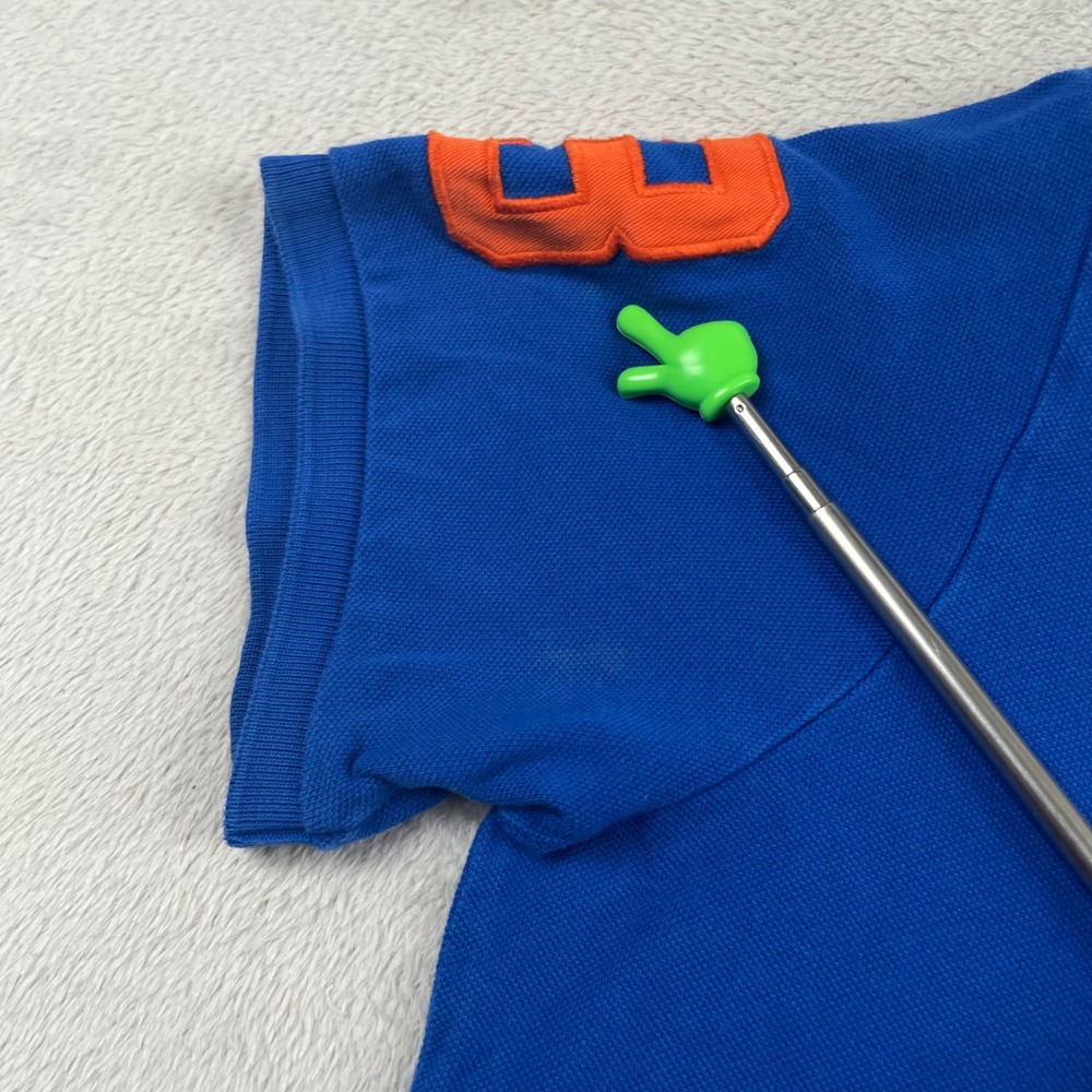 Polo Ralph Lauren Shirt Mens Large Blue Green Big Pony Custom Fit Short Sleeve - Picture 6 of 9